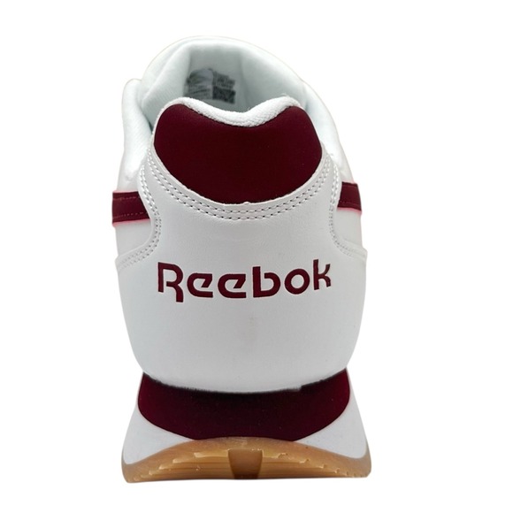 Reebok Harman Run Mens Classic Style Sneakers Size 10 White/Burgundy Ortholite - Picture 7 of 11